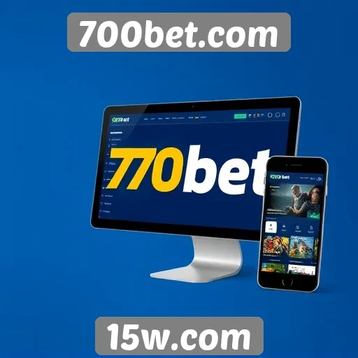 Acessibilidade e design responsivo do site 700bet.com